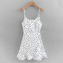Load image into Gallery viewer, vetement femme 2019 Women vestido sexy summer dress female Boho Casual Sleeveless Ruffle Hem Wrap Cami Dress clothes elbise