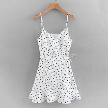 Load image into Gallery viewer, vetement femme 2019 Women vestido sexy summer dress female Boho Casual Sleeveless Ruffle Hem Wrap Cami Dress clothes elbise