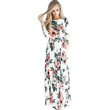 Load image into Gallery viewer, Summer Long Dress Floral Print Boho Beach Dress Tunic Maxi Dress Women Evening Party Dress Sundress S-3XL Vestidos de festa