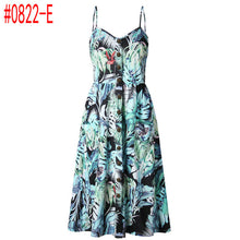 Load image into Gallery viewer, Sexy Summer Dress Women Sleeveless Pocket Bohemian Dress 2019  Hot Beach Holiday Print Floral Vestidos
