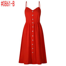 Load image into Gallery viewer, Sexy Summer Dress Women Sleeveless Pocket Bohemian Dress 2019  Hot Beach Holiday Print Floral Vestidos
