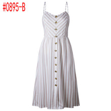 Load image into Gallery viewer, Sexy Summer Dress Women Sleeveless Pocket Bohemian Dress 2019  Hot Beach Holiday Print Floral Vestidos