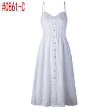 Load image into Gallery viewer, Summer Sexy Women Dress Ladies Print Floral Long Boho Bohemian Beach Summer Sleeveless Pocket Dress Vestido