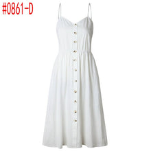 Load image into Gallery viewer, Summer Sexy Women Dress Ladies Print Floral Long Boho Bohemian Beach Summer Sleeveless Pocket Dress Vestido