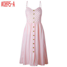 Load image into Gallery viewer, Summer Sexy Women Dress Ladies Print Floral Long Boho Bohemian Beach Summer Sleeveless Pocket Dress Vestido