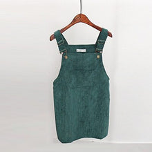 Load image into Gallery viewer, Solid Straight Mini Dresses Women Summer Casual Loose Spaghetti Strap Dress Female Fashion Pockets Metal Buckle Dress Wild New
