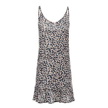 Load image into Gallery viewer, Sexy Print Ruffles Mini Dresses Women Summer Casual Deep V-Neck Above Knee Dress Female Fashion Loose Straight Beach Dress New